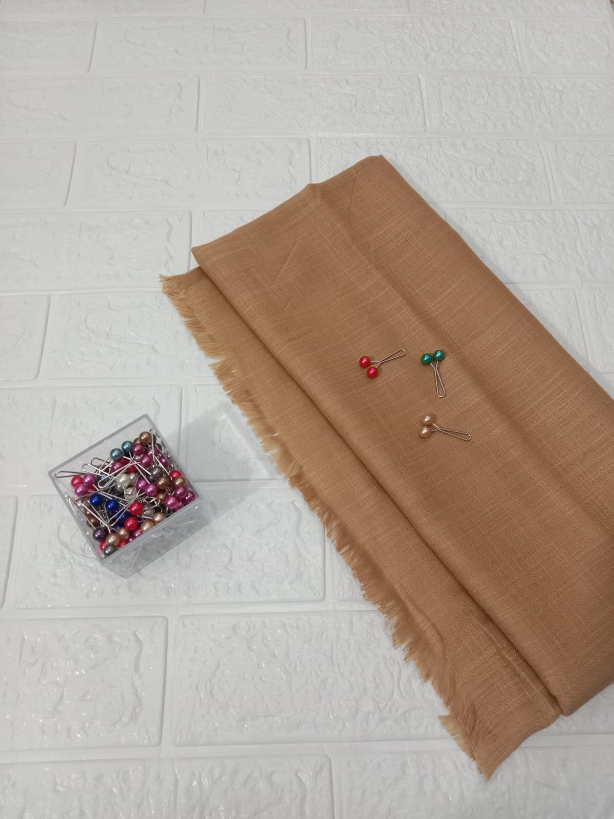 Dark Khaki Turkish Hijab - Elegant & Effortless