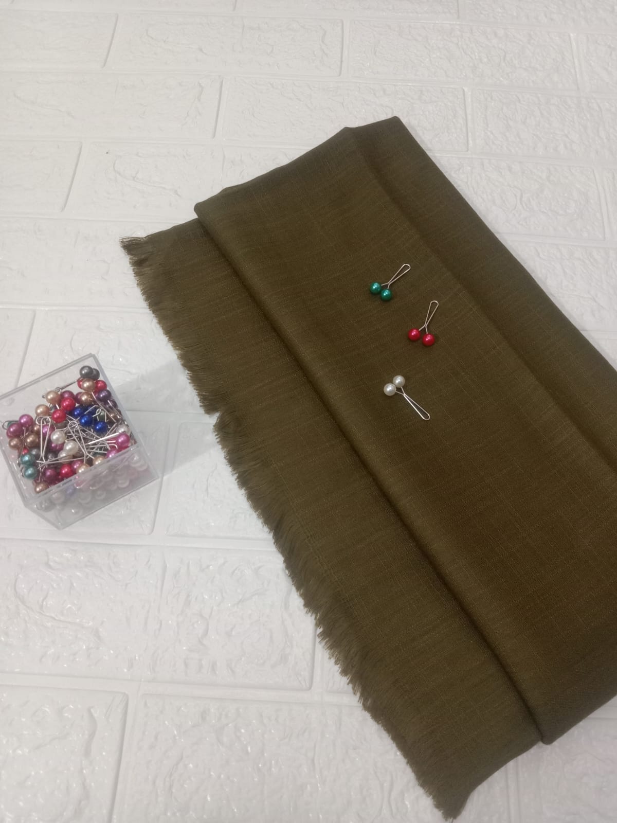 Olive Turkish Hijab - Elegant & Effortless