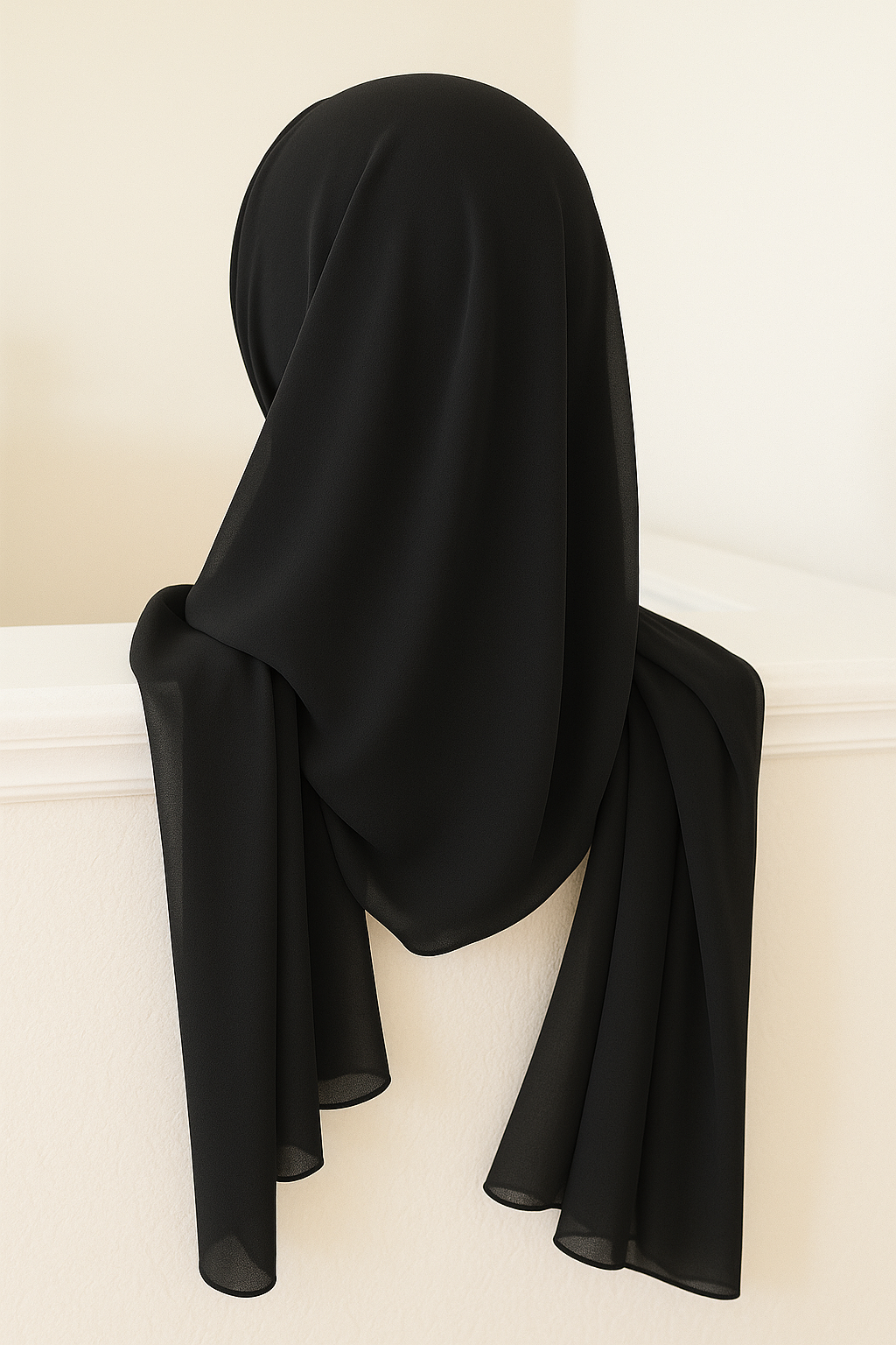 Ink Black - Georgette