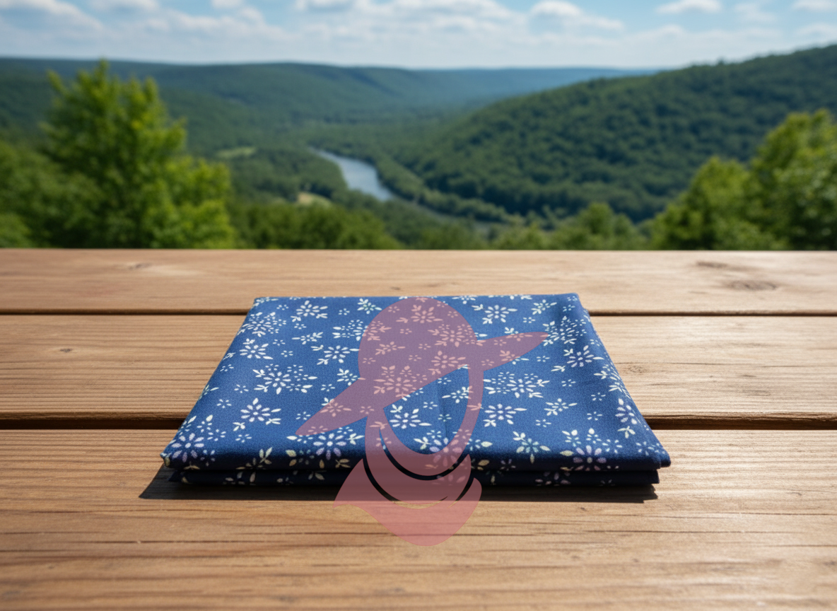 Blue Posies - Kids Namaz Chaddar – Modest & Comfortable Prayer Wear