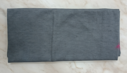 Charcoal Grey Cotton Jersey Tube Band – Secure & Soft