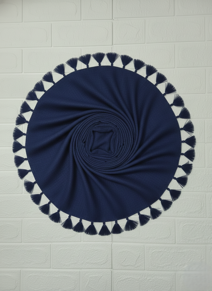 Navy Blue - Plain Lawn Tassels