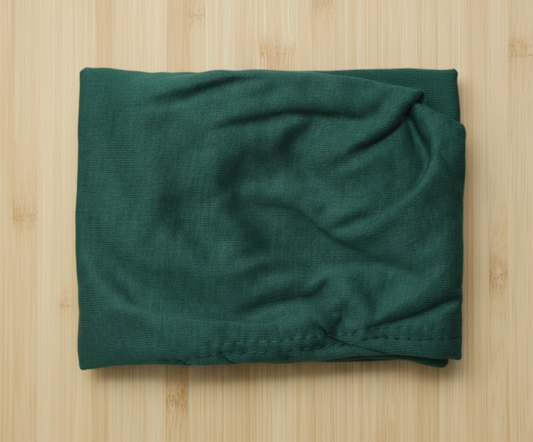 Green Tie Back Tube Cap - Refreshing Under Hijab Band