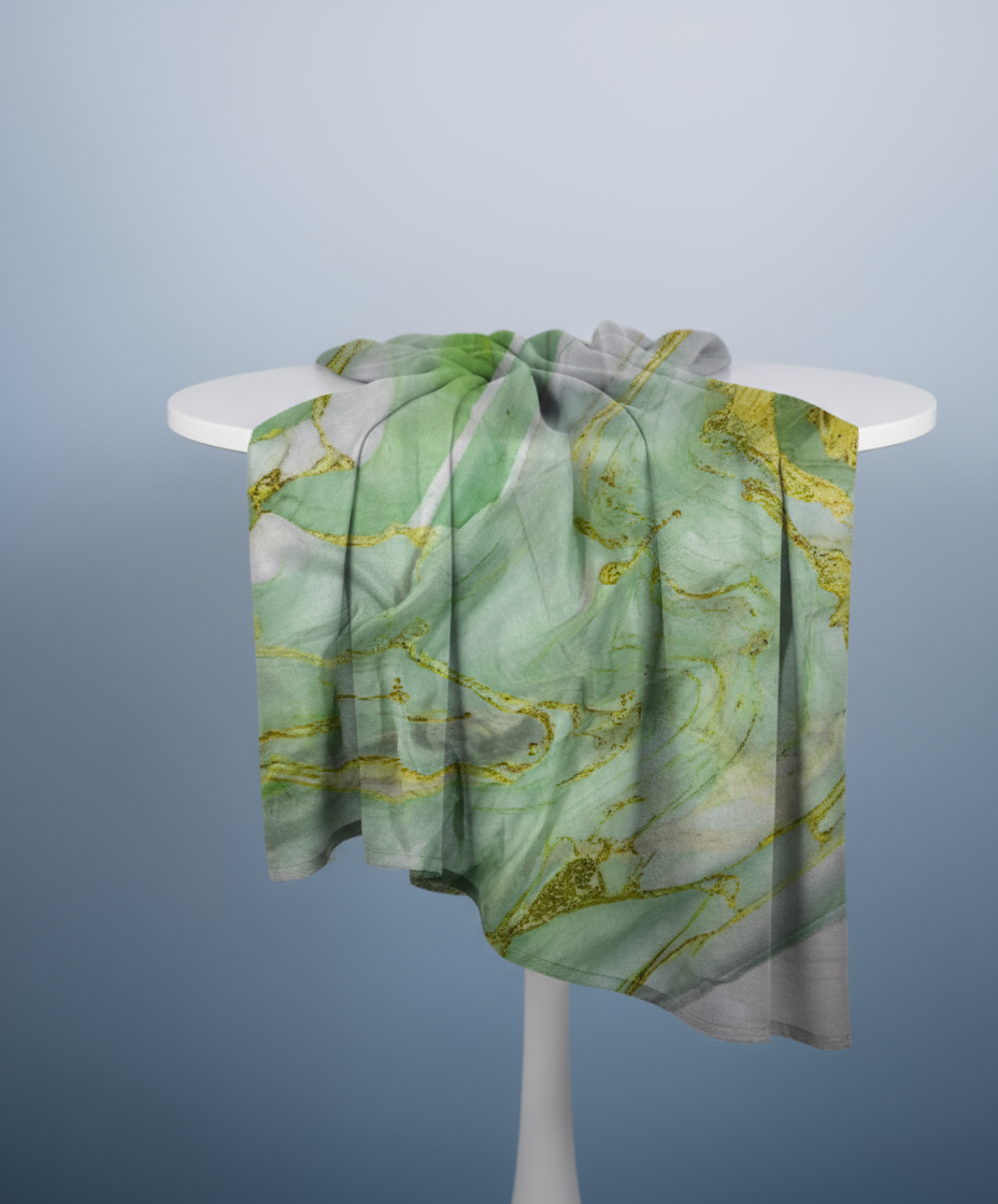 Organic Abstract - Printed Modal Hijab