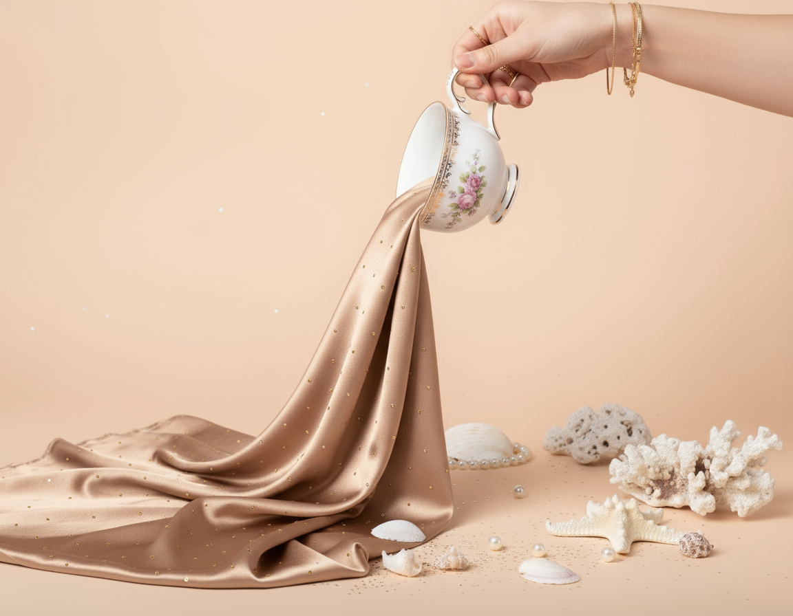 Fawn - Rhinestones Silk