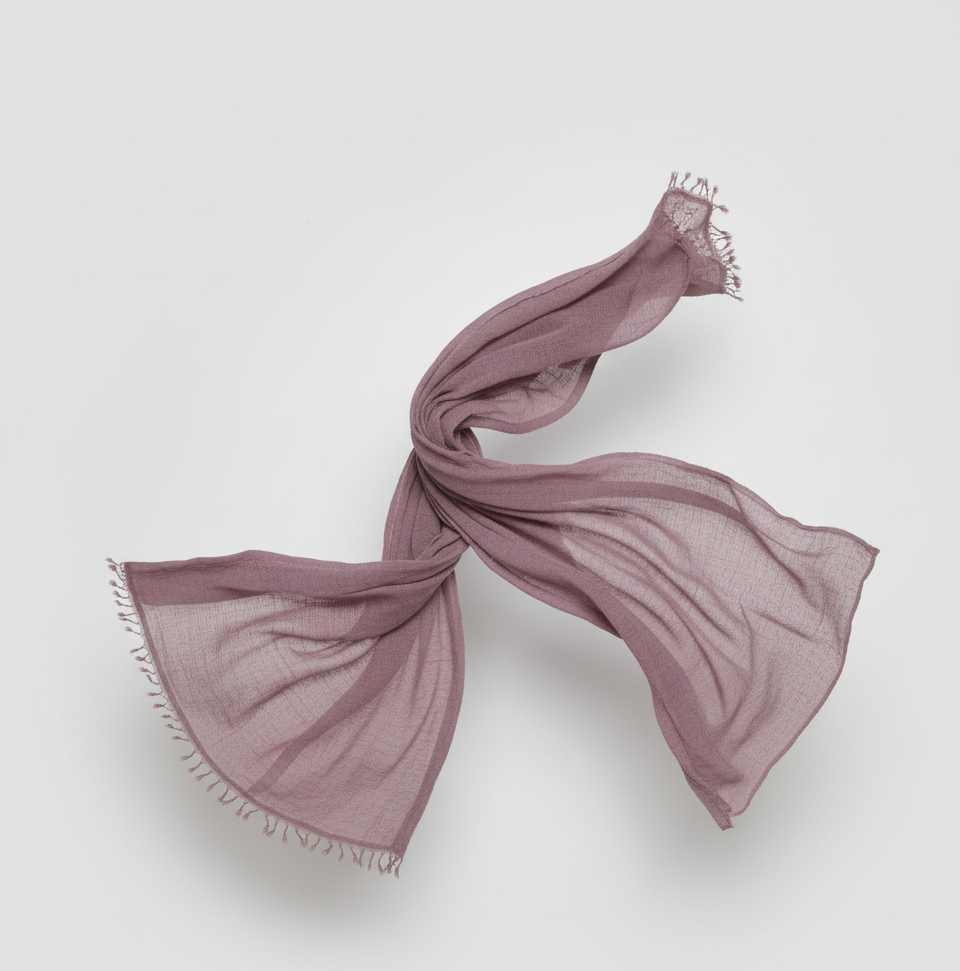 Mauve Whisper Crimps Hijab