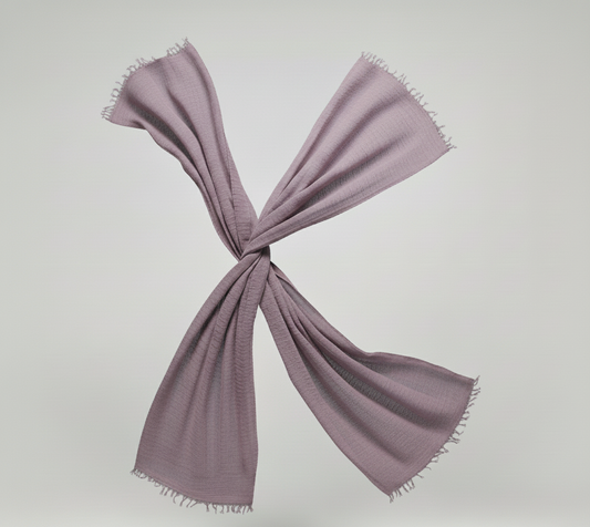 Peony Bloom Crimps Hijab – Elegant Pink Crinkle Hijab