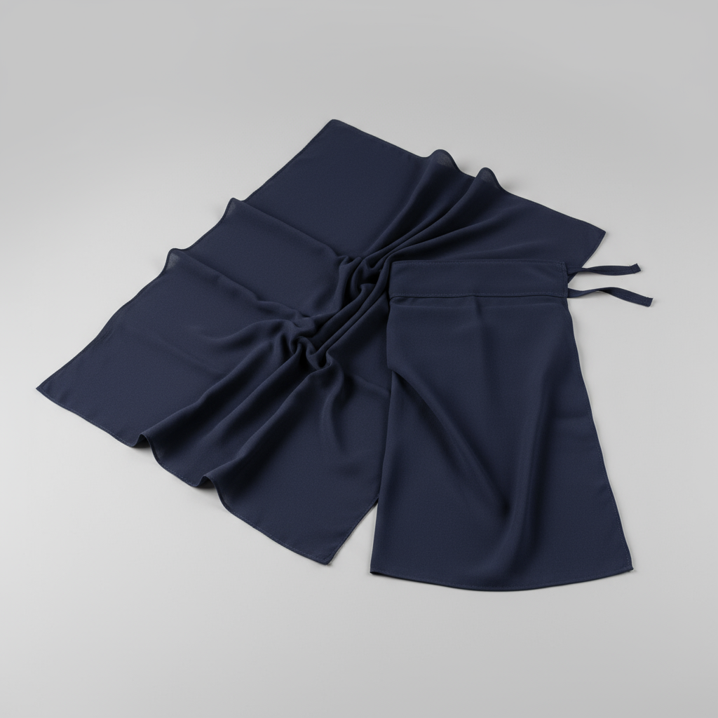 Navy - Hijab And Niqaab Set