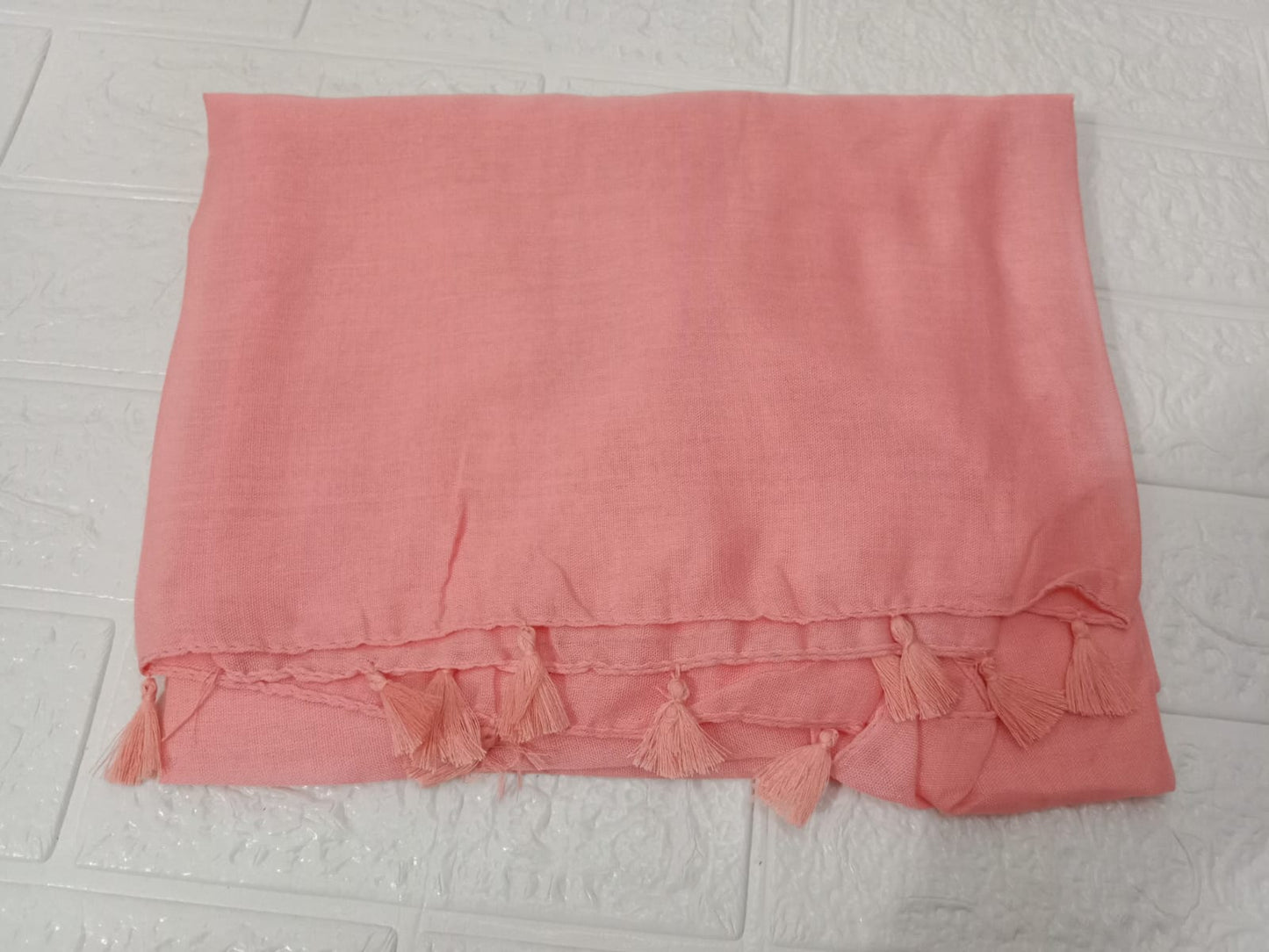 Ice Pink - Plain Lawn Tassels