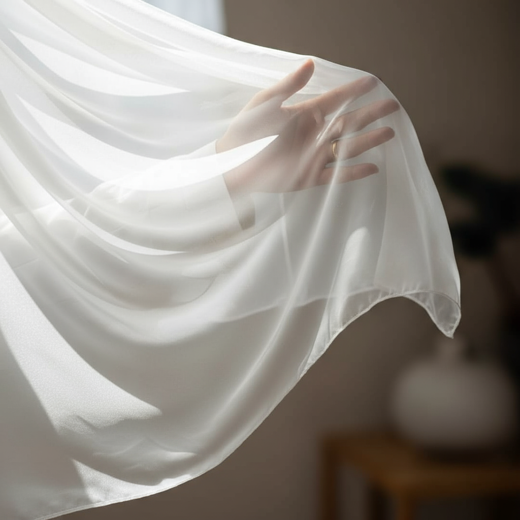 White - Organza Silk