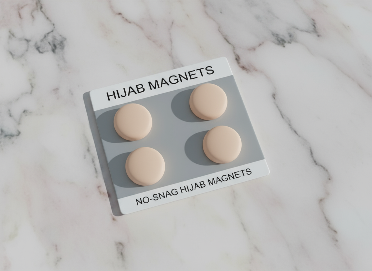 Circle Light Beige - Matt Hijab Magnet