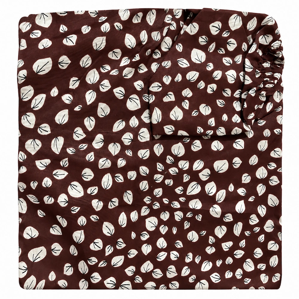 Maroon Printed Namaz Chaddar for Women with Attached Veil