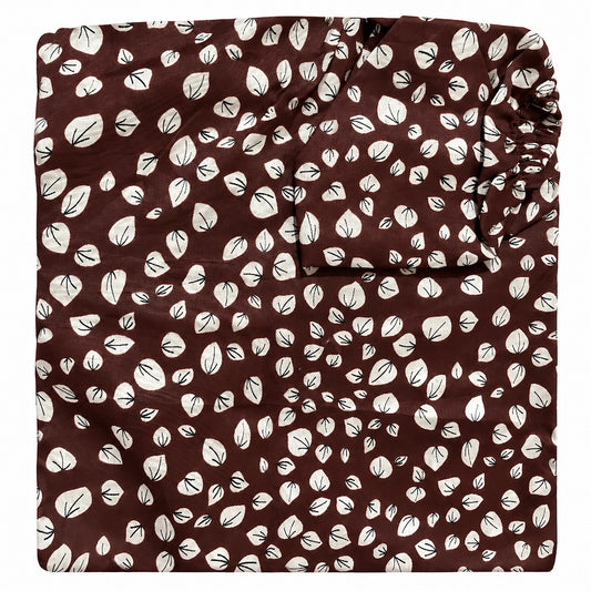 Maroon Printed Namaz Chaddar for Women with Attached Veil