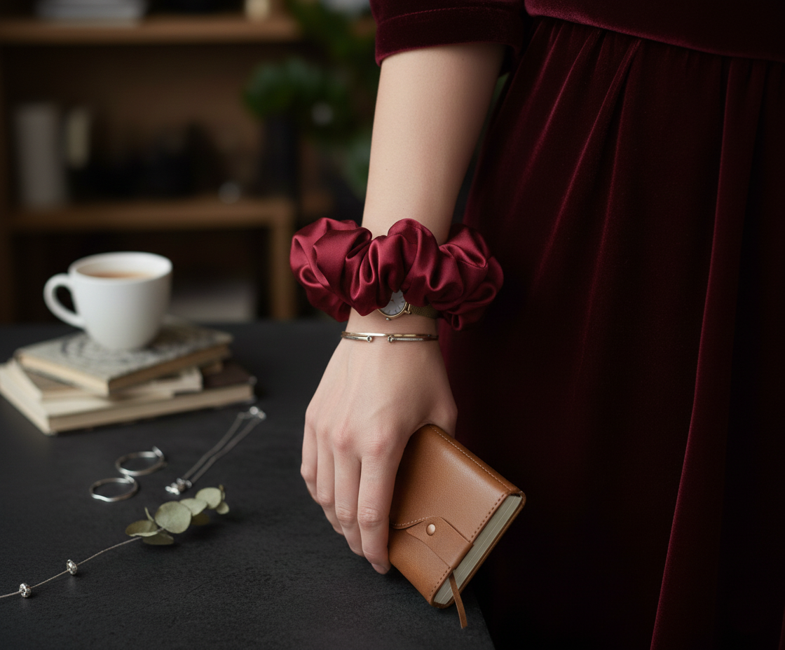 Graceful Silk Scrunchies - S3