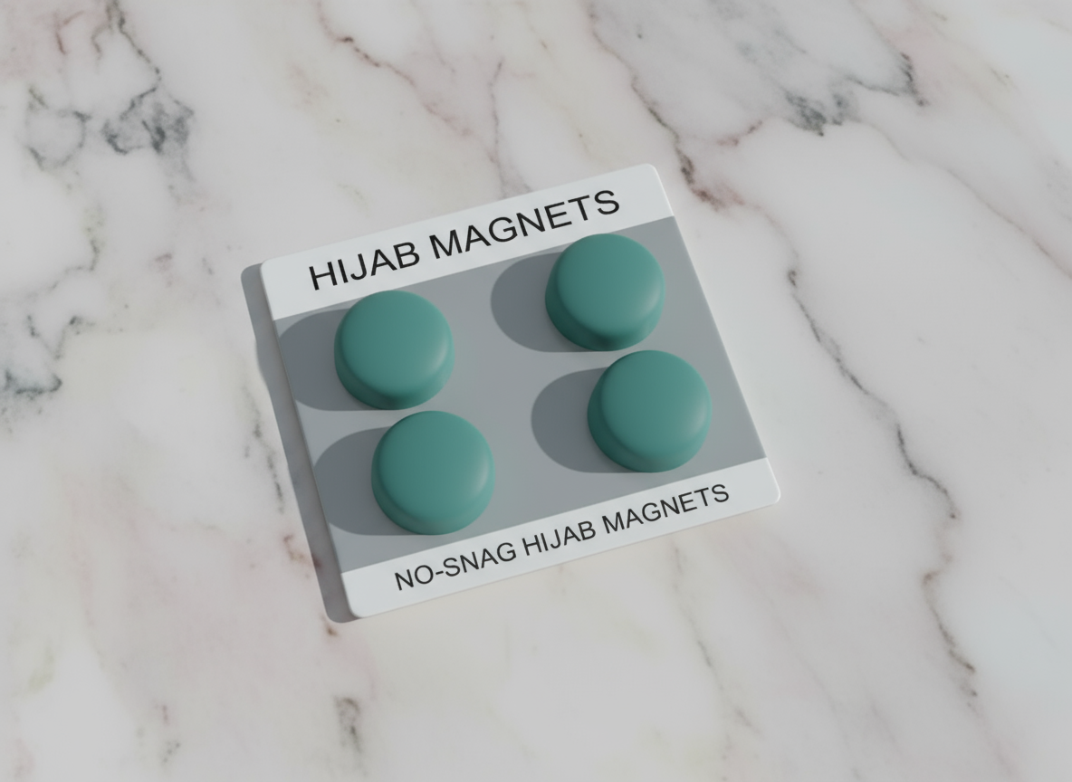 Circle Green- Matt Hijab Magnet