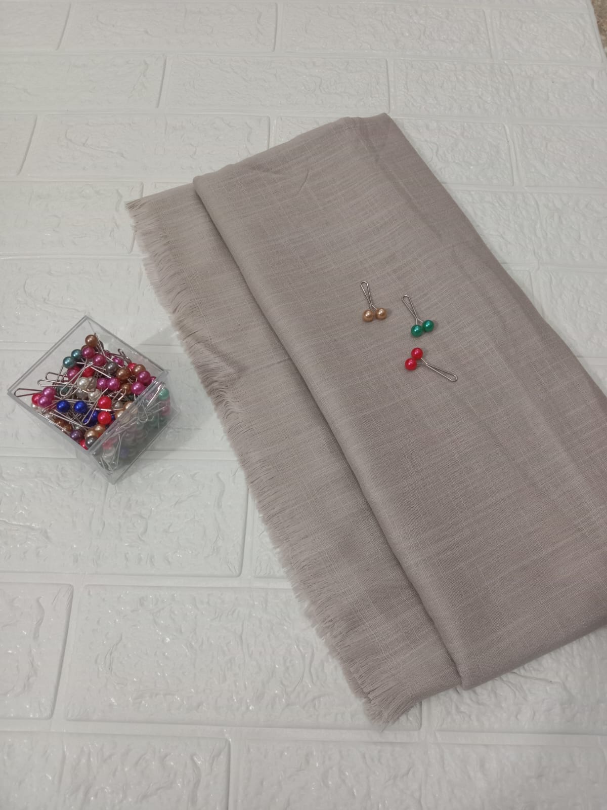 Mushroom Grey Turkish Hijab - Elegant & Effortless