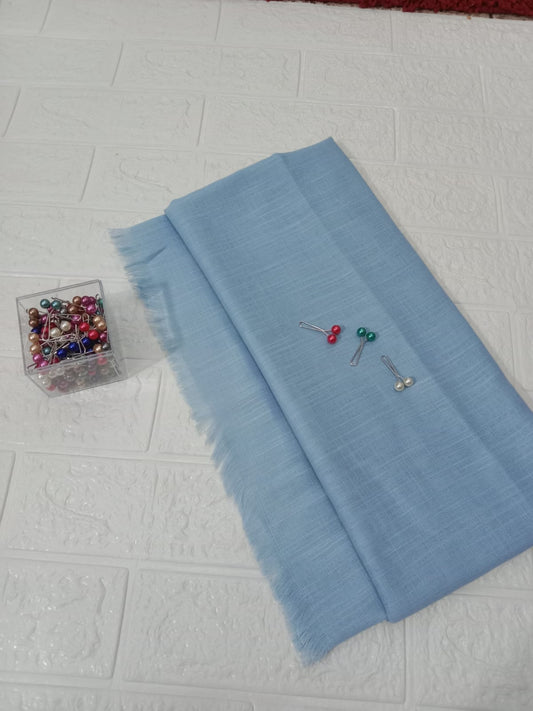 Soft Blue Turkish Hijab - Elegant & Effortless