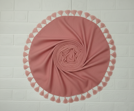 Ice Pink - Plain Lawn Tassels