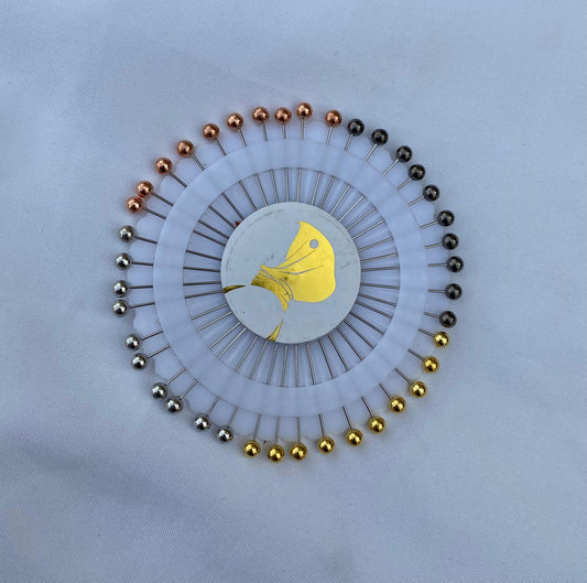 The "Metallic Medley" Hijab Pin Wheel