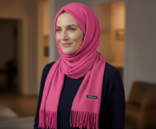 Candy Rose Cashmere Hijab