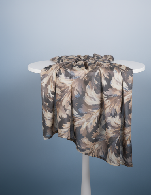 Organic Abstract - Printed Modal Hijab