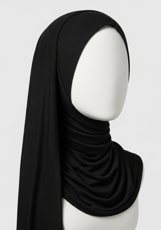 Crimson Bloom - Jersey Hijab