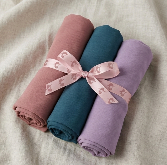 Buy 3 Get 20% Off - Premium Georgette Hijab Bundle – Pick Any 3