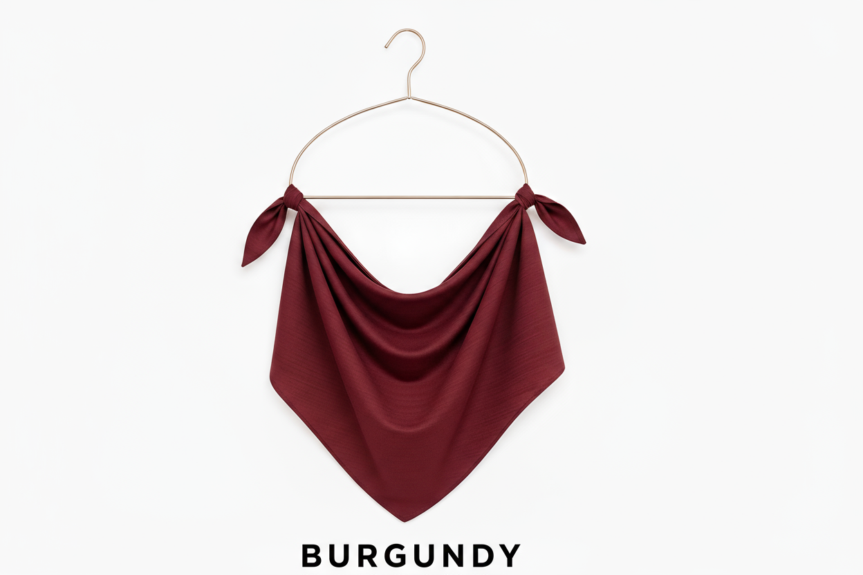 Burgundy - Niqab (Georgette)