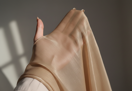 Chaimpagne Beige - Organza Silk