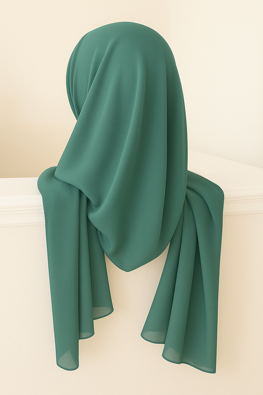 Powder Green - Georgette