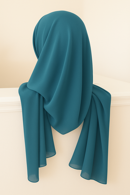 Midnight Aqua - Georgette