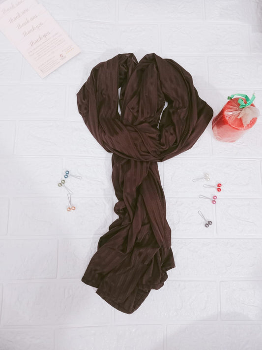 🟤 Cocoa Ribbed Jersey (Brown)