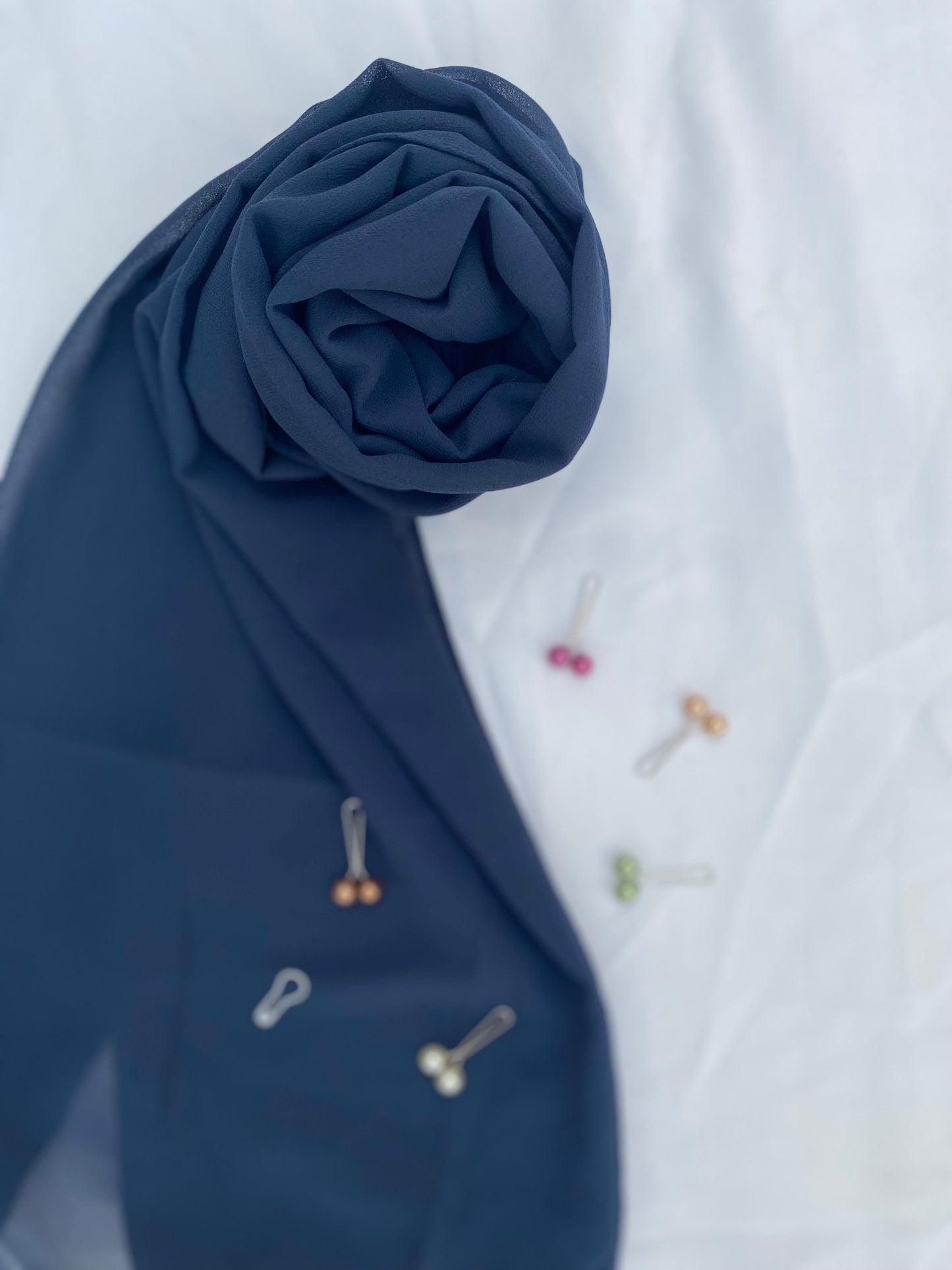 Dark Blue - Georgette
