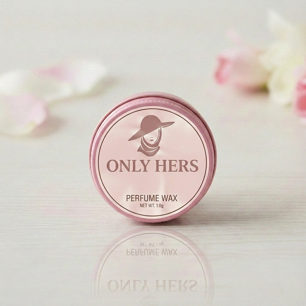 Only Hers perfume wax tin pink 15g 
