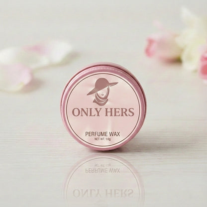 Only Hers perfume wax tin pink 15g 

