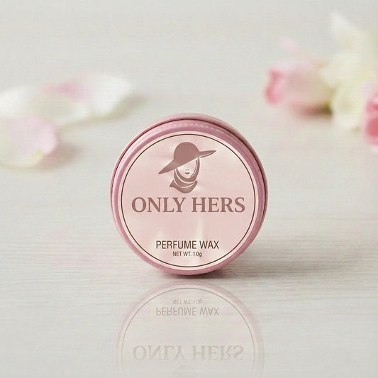 Only Hers perfume wax tin pink 15g 
