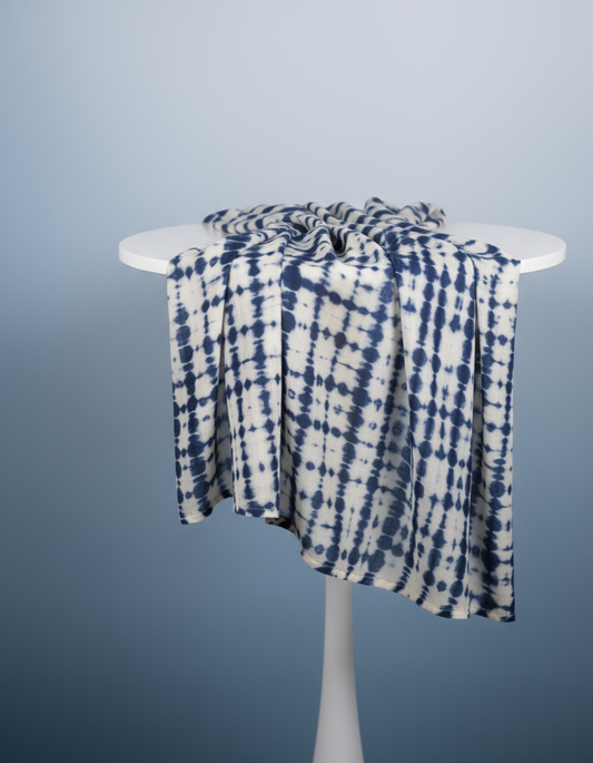 Blue Tie n Dye - Printed Modal Hijab