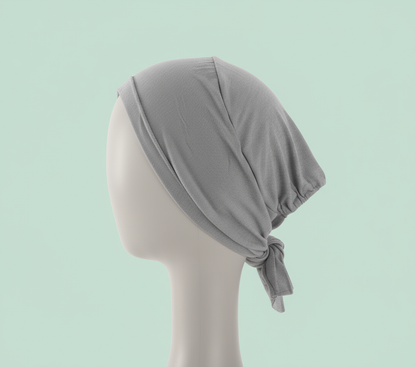 Slate Gray Tie Back - Under scarf Tube Band