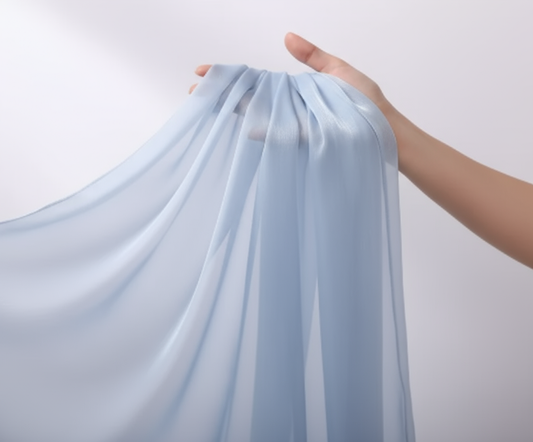 Light blue - Organza Silk