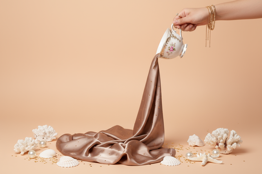 Camel - Rhinestones Silk