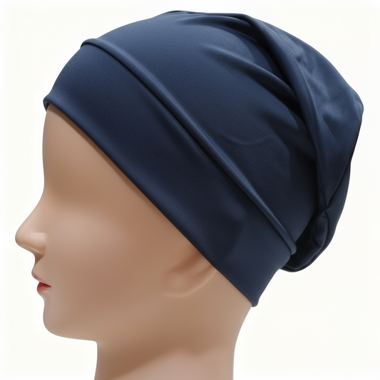 Navy Blue - Tube Bands (Under Scarves)
