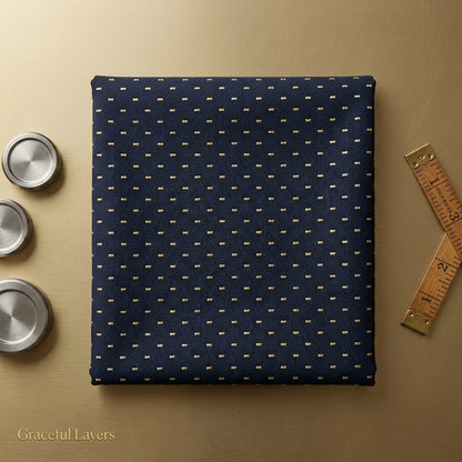 Royal Eclipse Lawn Hijab in Navy Blue 
