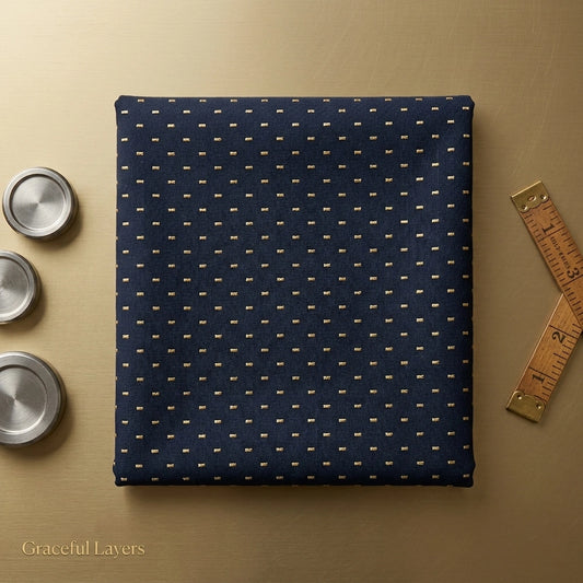 Royal Eclipse Lawn Hijab in Navy Blue 
