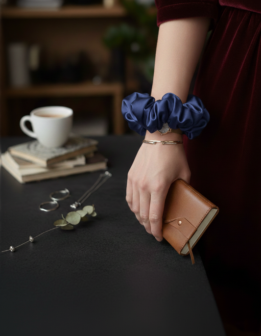 Graceful Silk Scrunchies - S5