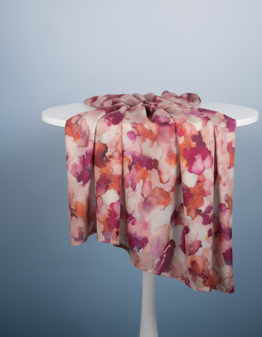 Pink Magenta  - Printed Modal Hijab (Copy)