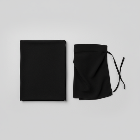 Black - Hijab And Niqaab Set