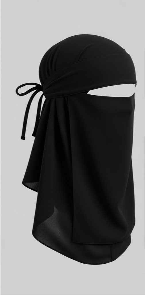 Black - Niqab (Georgette)
