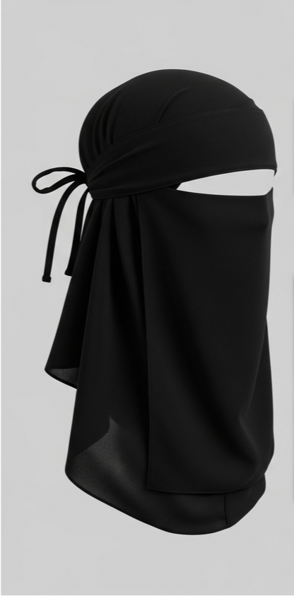 Black - Niqab (Georgette)
