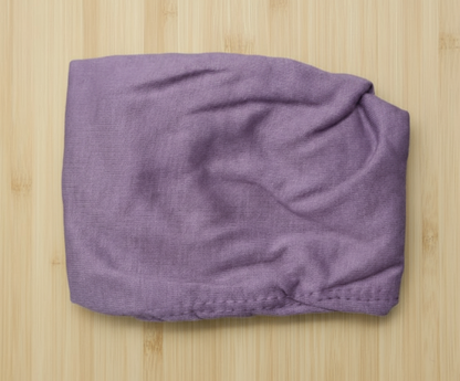 Lavender Tie Back - Under scarf Tube Band