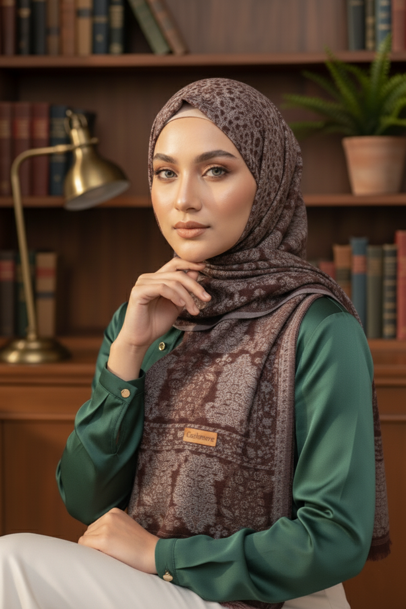 Royal Tapestry - Printed Cashmere Hijab